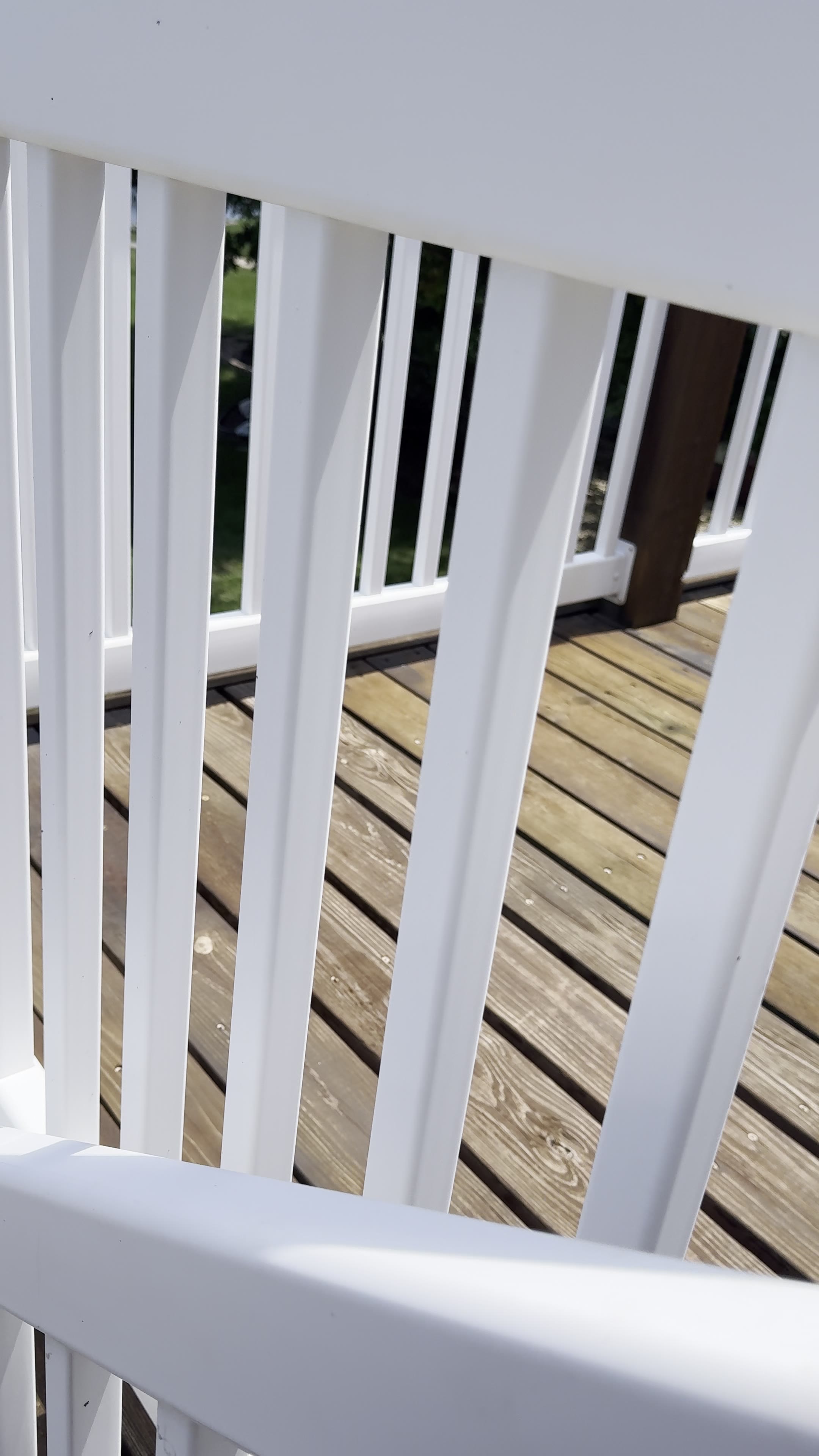 White Rail Deck Clean — TruShine Pressure Washing Surfside Beach