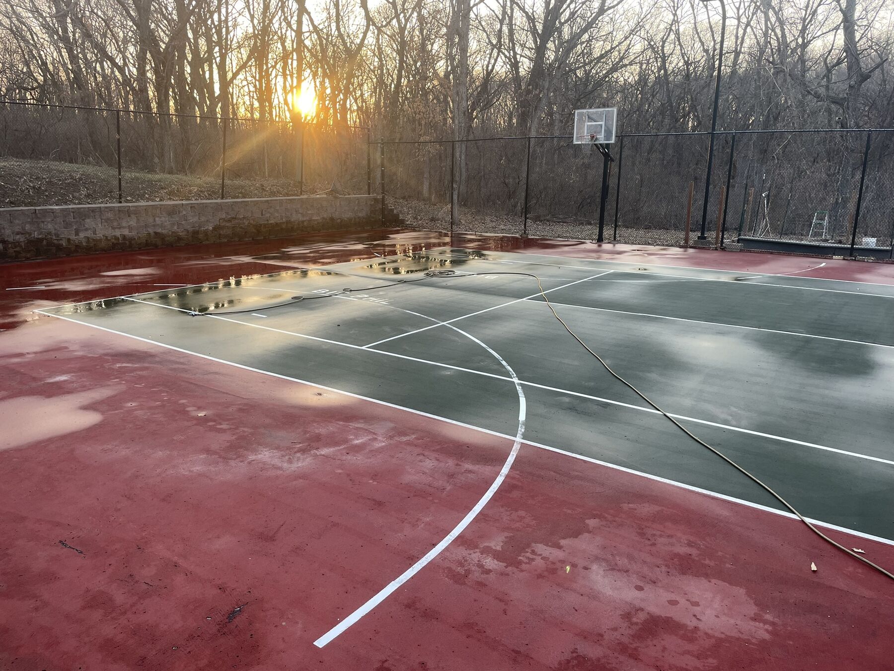 HOA sport court cleaning and revival — TruShine commercial services