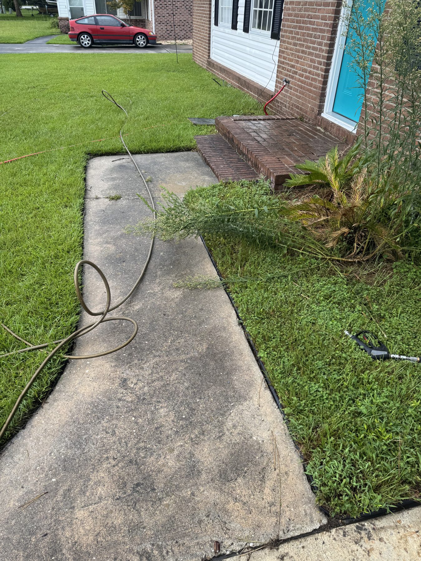 Sidewalk Concrete Split — TruShine Pressure Washing Conway