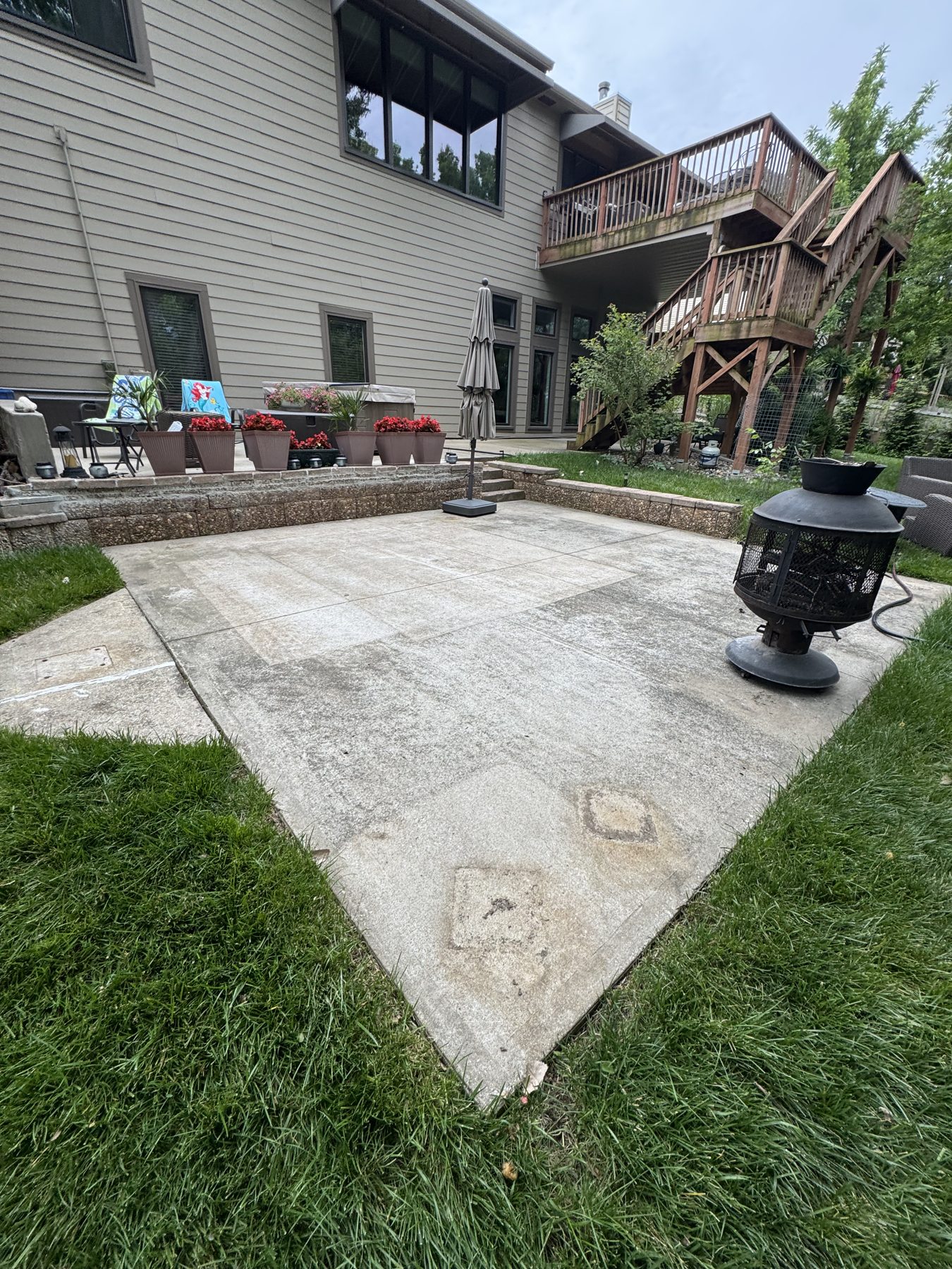 Paver Patio Restoration — TruShine Pressure Washing Surfside Beach